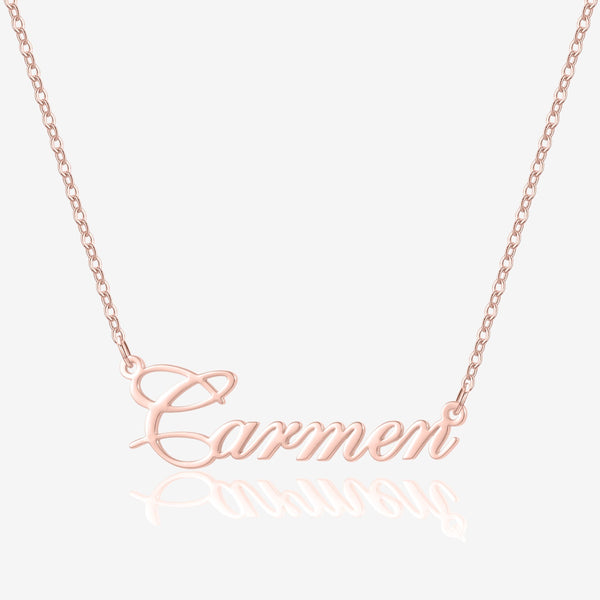 Script Name Necklace