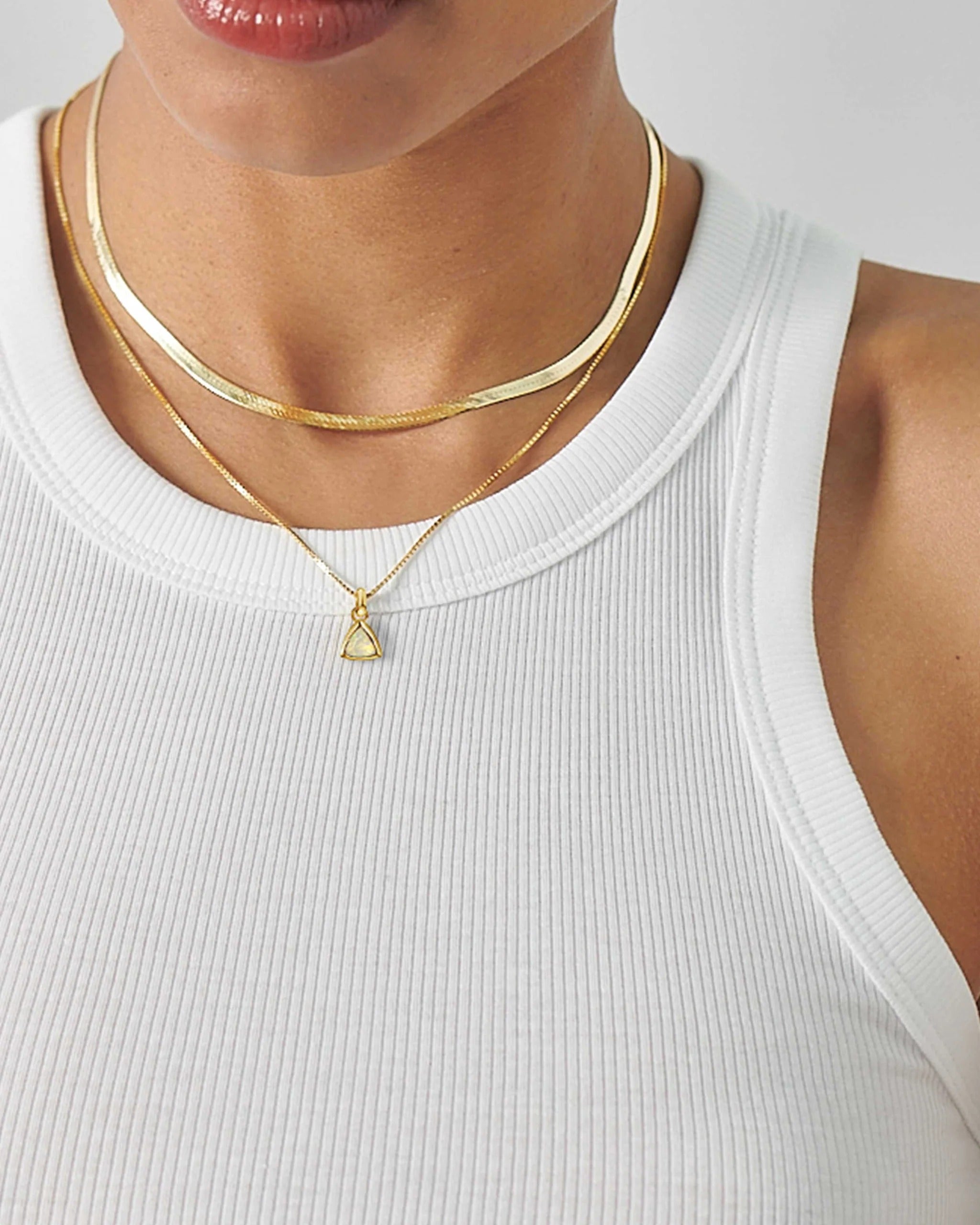 Birthstone Pendant - Gold