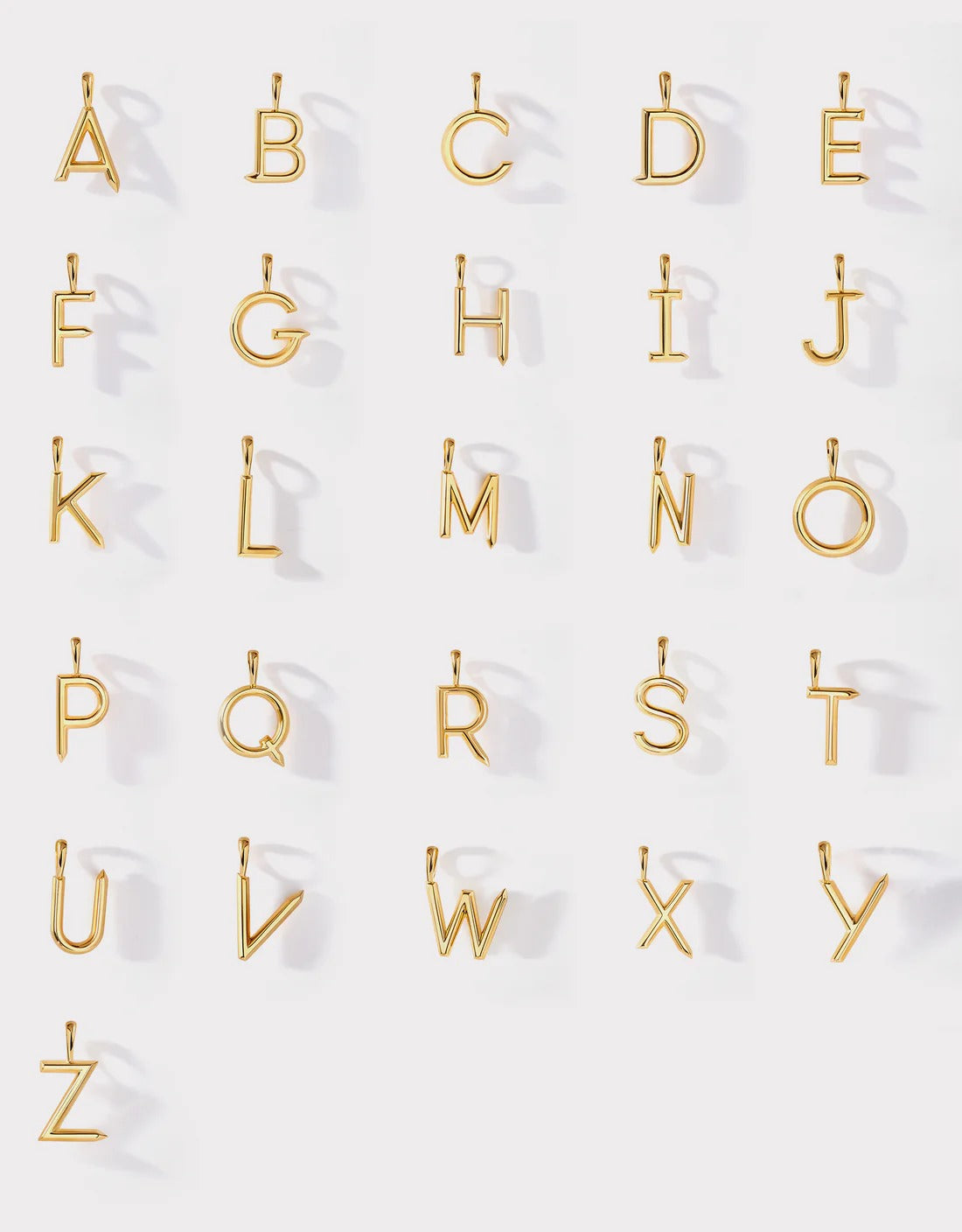Initial Necklace - Gold