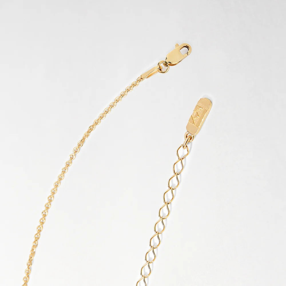 Radiant Pearl Locket Necklace - Gold