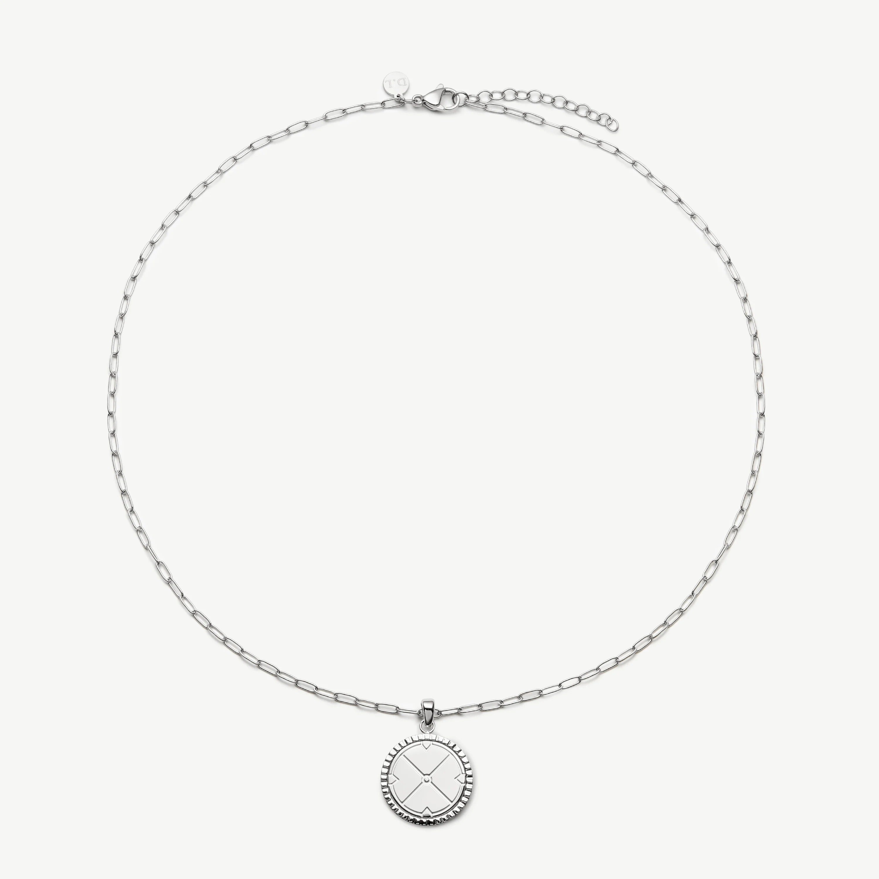 Engravable Compass Necklace