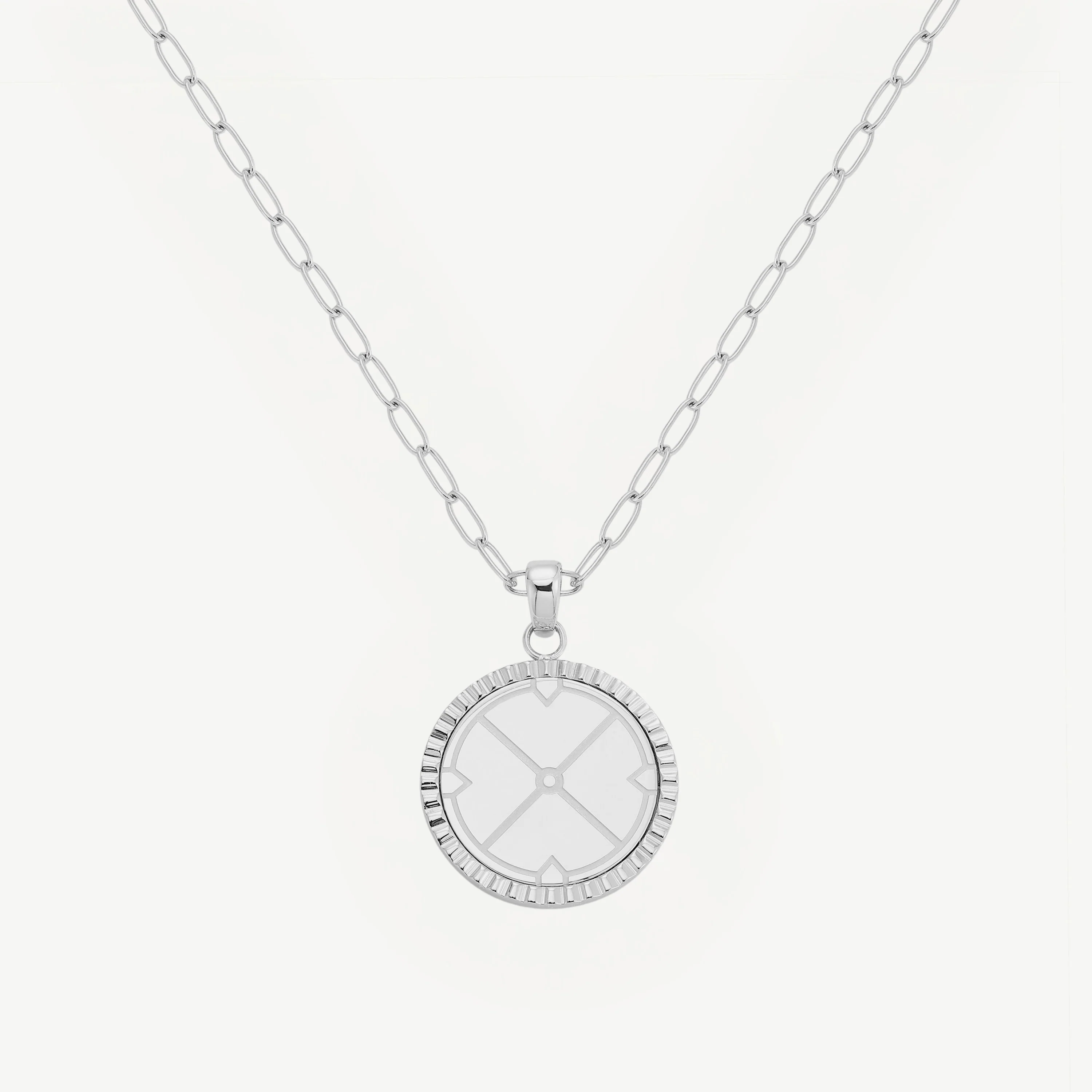 Engravable Compass Necklace