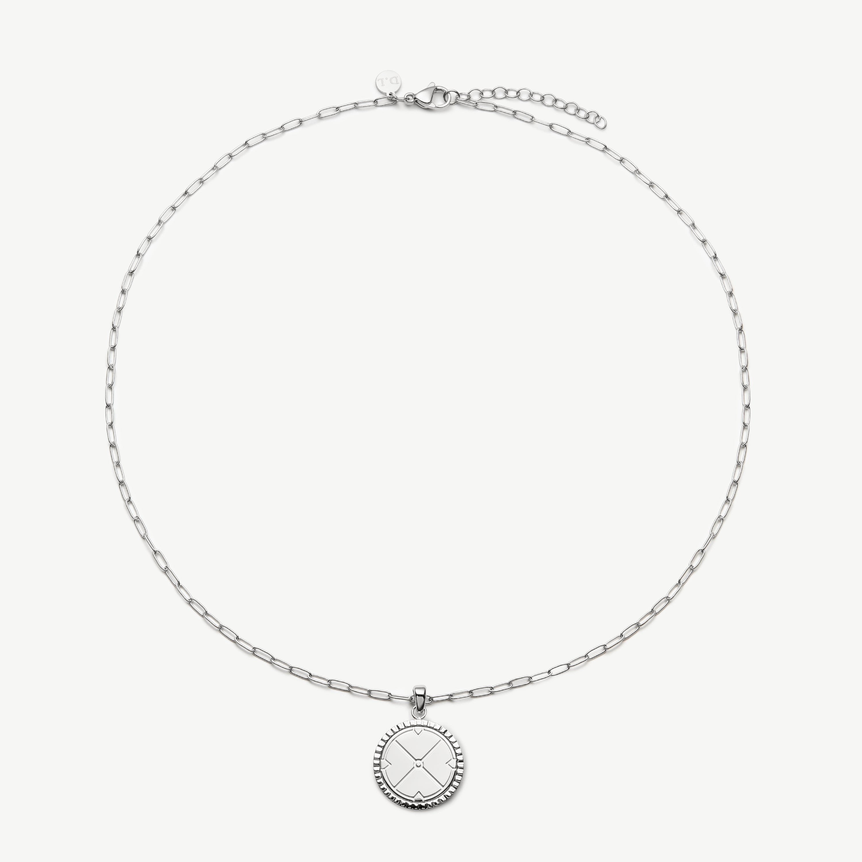Engravable Compass Necklace