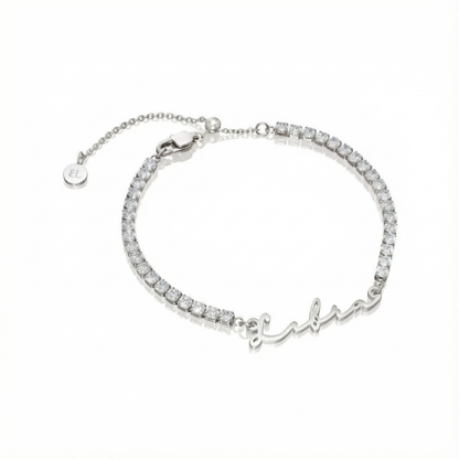 Signature Name Tennis Bracelet