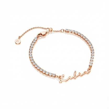 Signature Name Tennis Bracelet