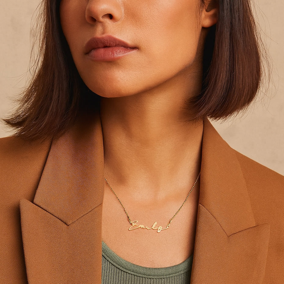 Script Personalised Name Necklace