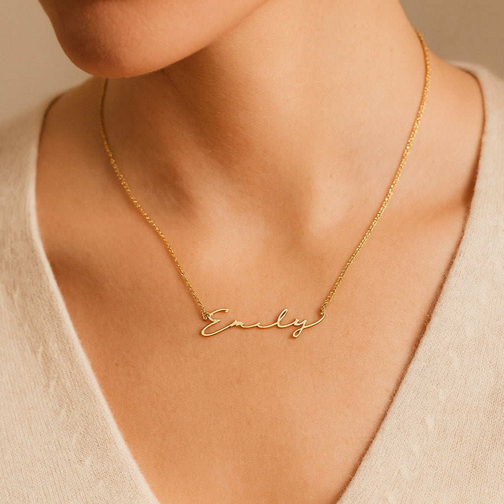 Script Personalised Name Necklace