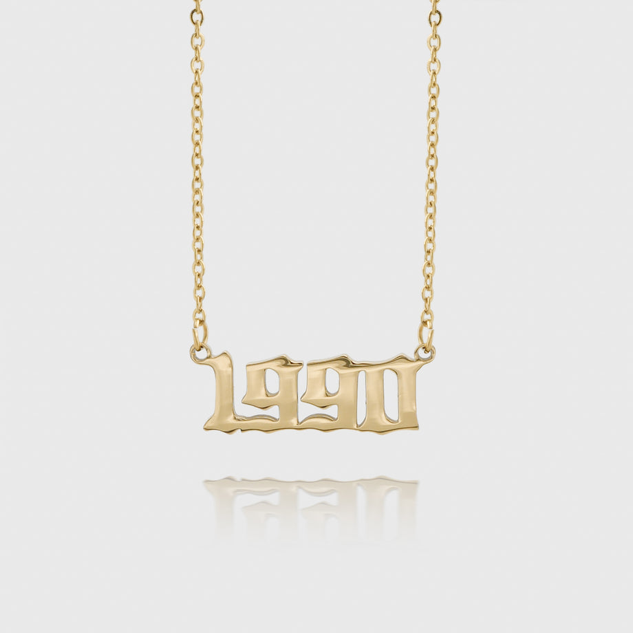 Birth Year Necklace