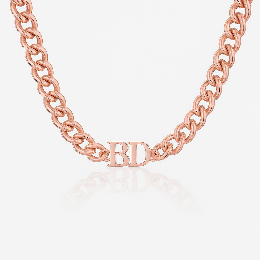 Cuban Initial Necklace