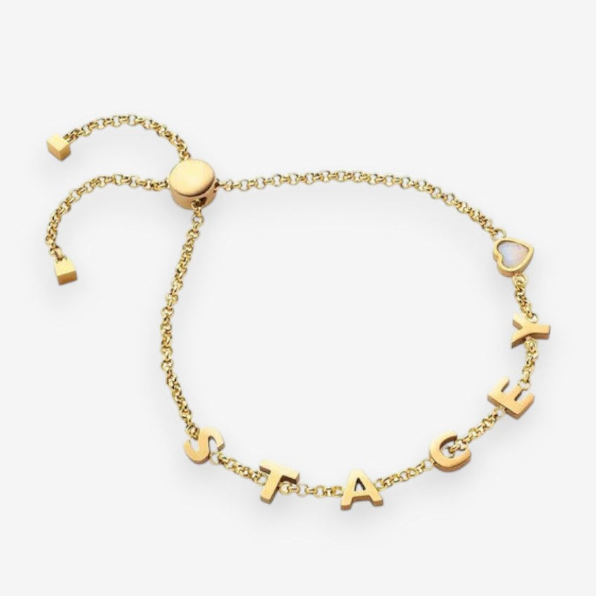 Letter Chain Bracelet