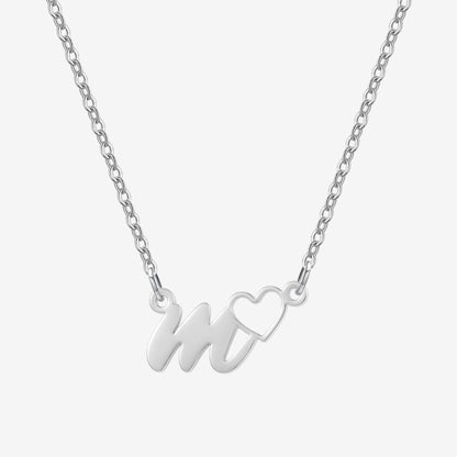 Script Initial Necklace