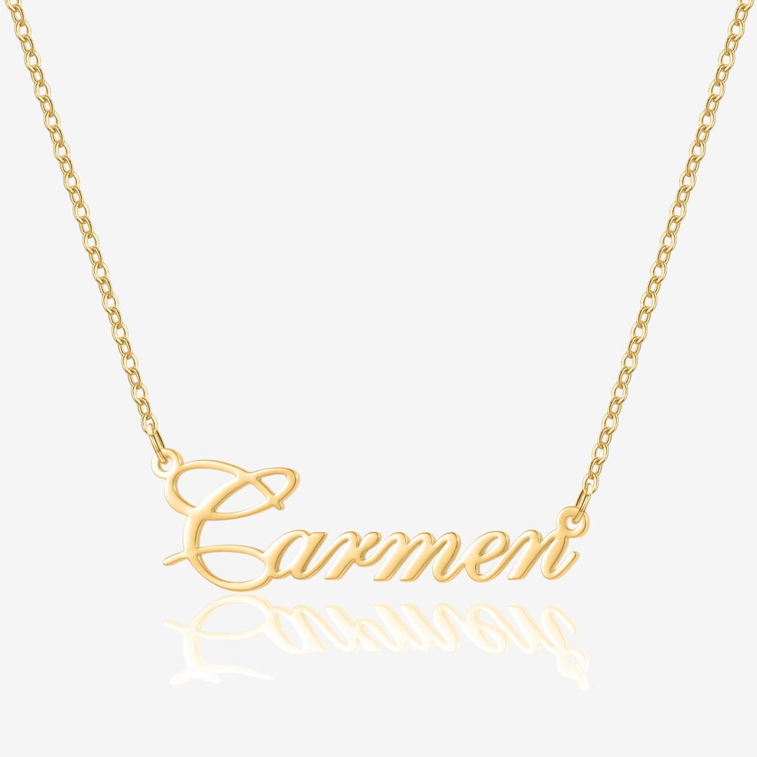 Script Name Necklace