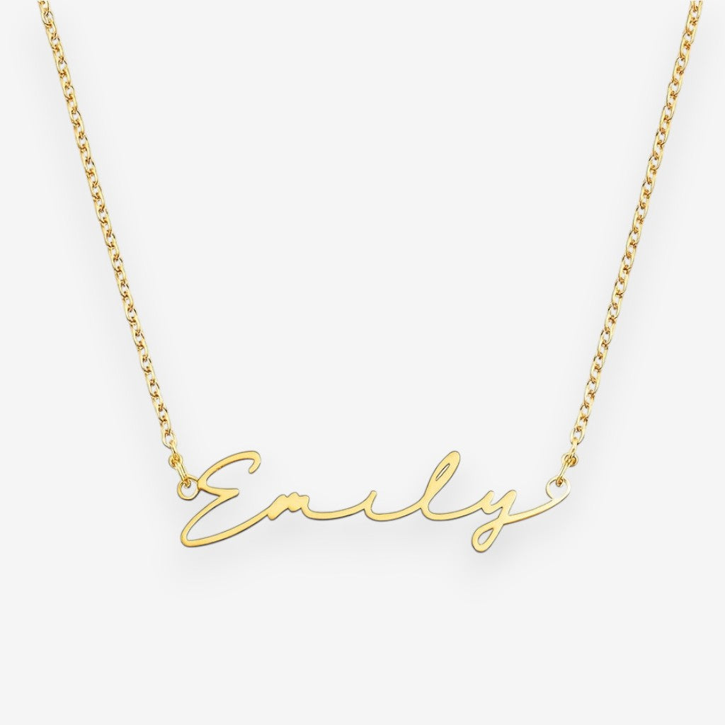 Script Personalised Name Necklace