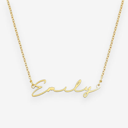 Script Personalised Name Necklace
