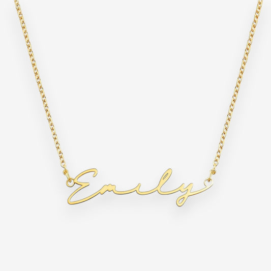 Script Personalised Name Necklace