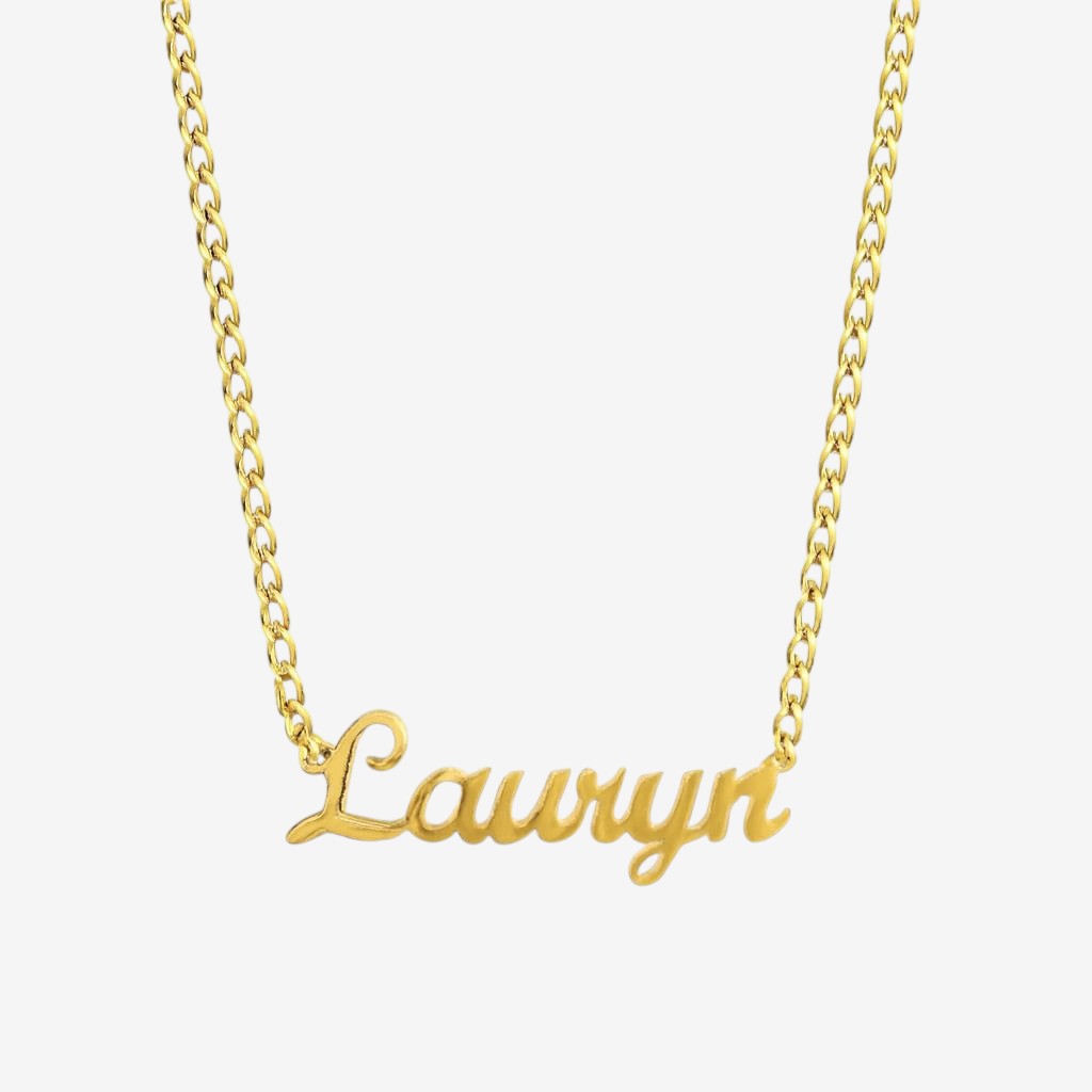 The Cuban Name Necklace