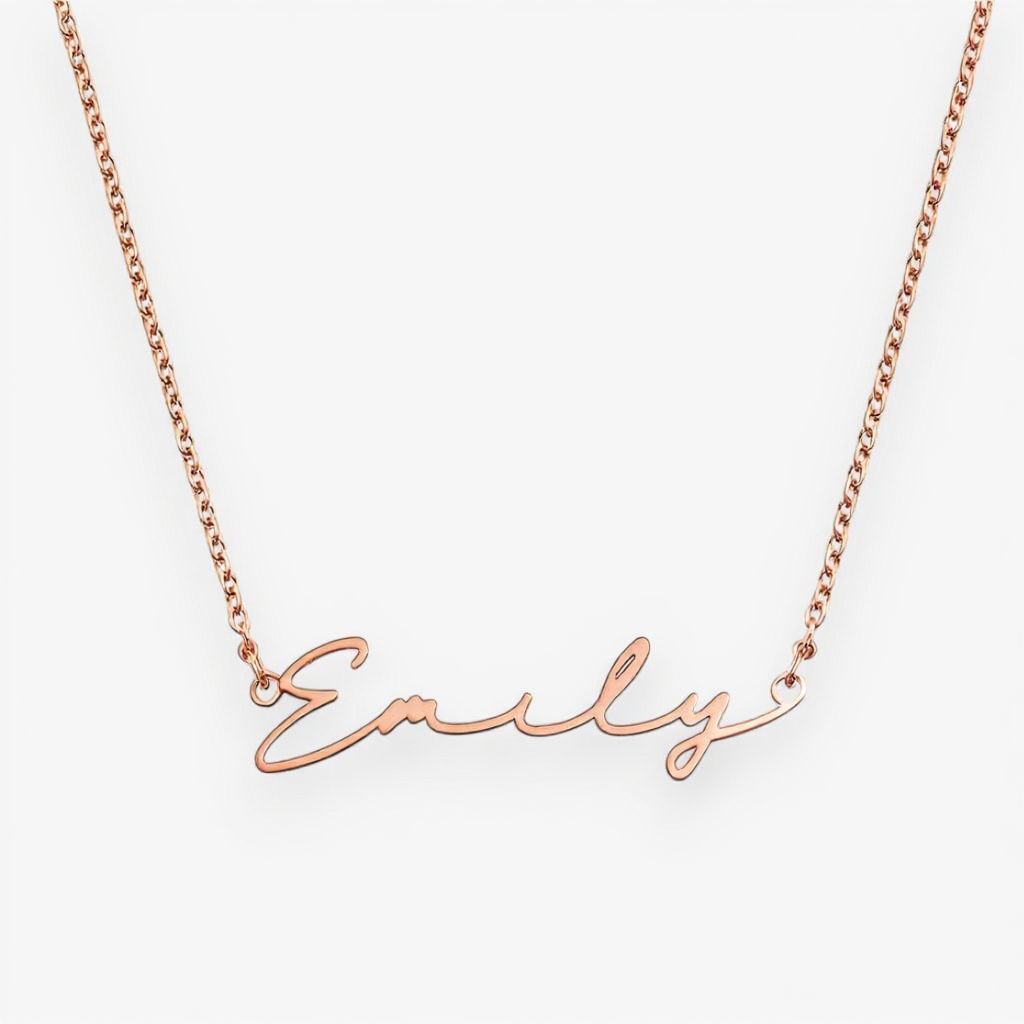Script Personalised Name Necklace