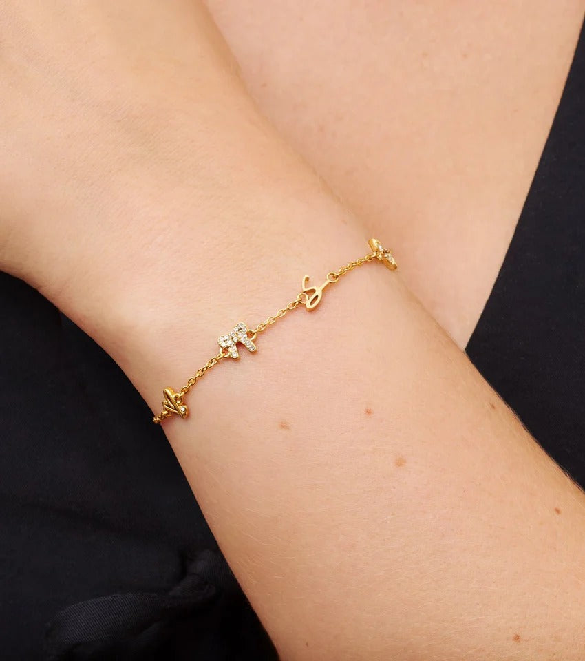 Made Mine Charm Bracelet (Gold)