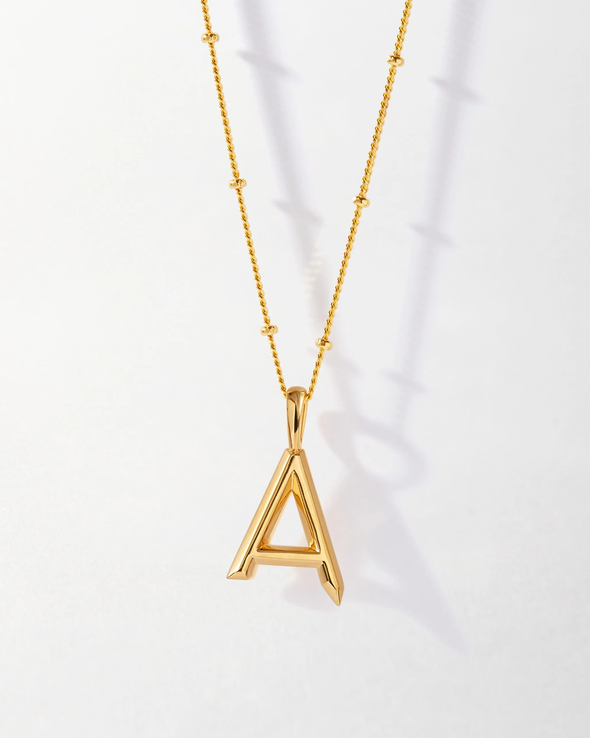 Initial Necklace - Gold