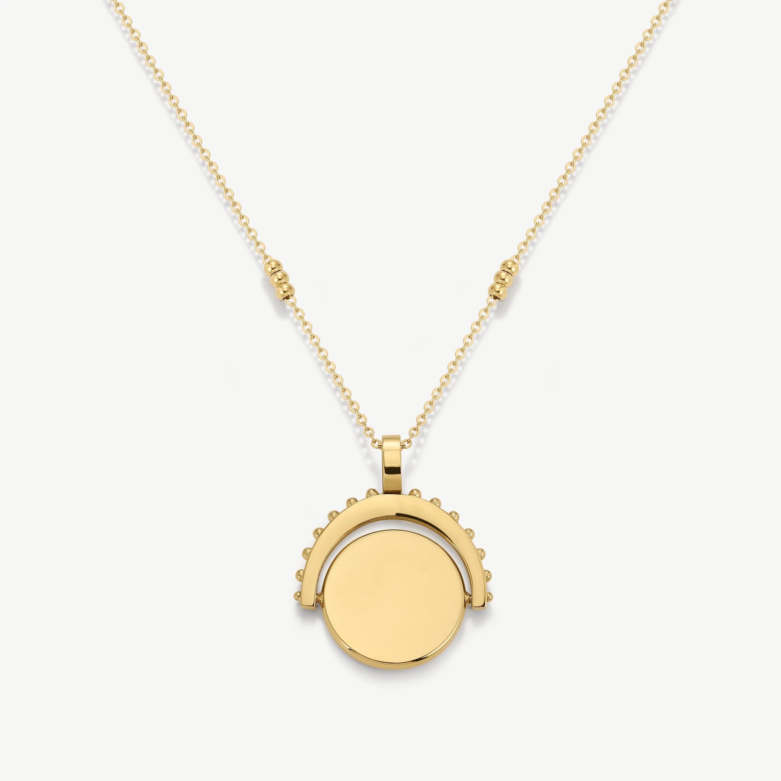 Engravable Spinning Necklace